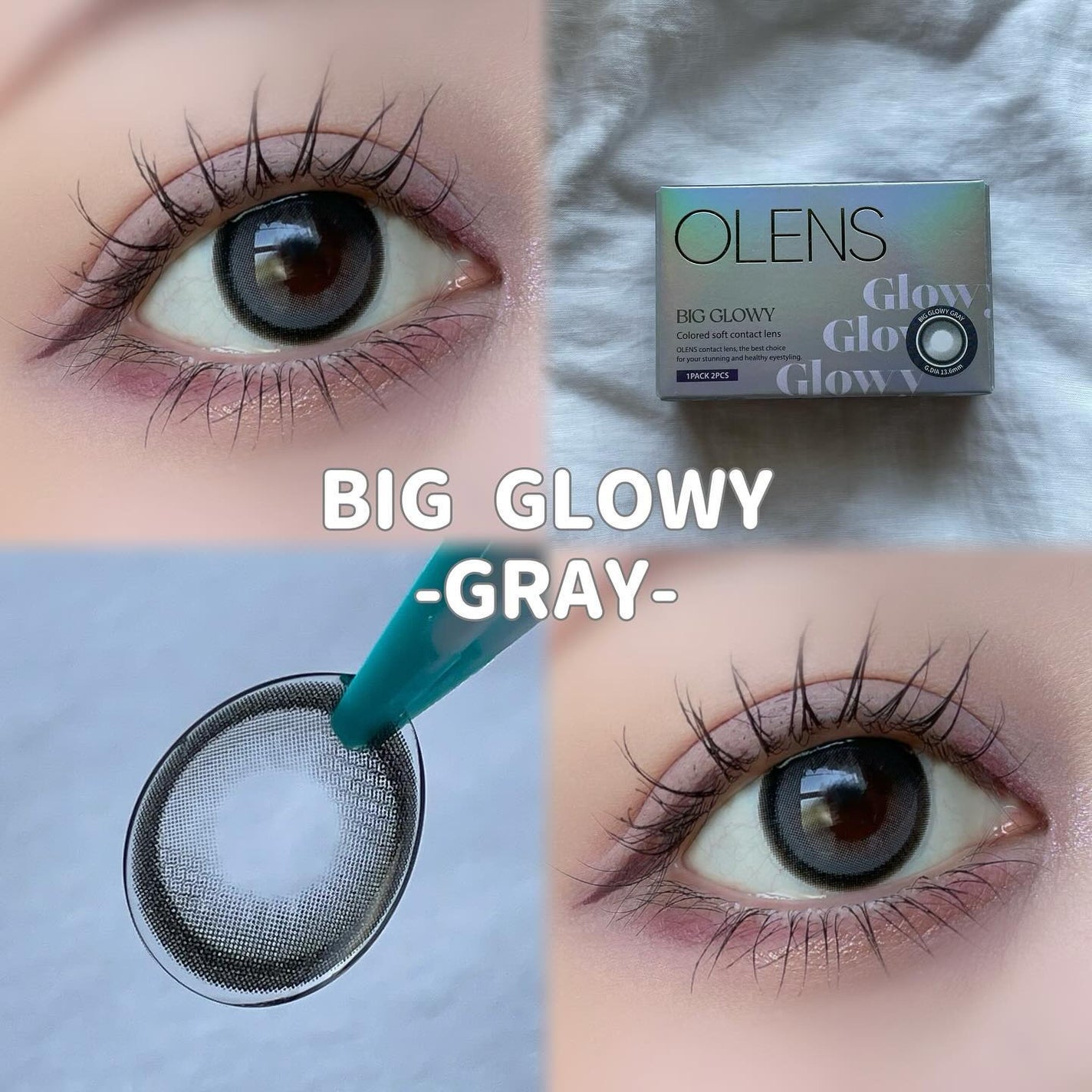 Eyelighter Glowy 1Month/OLENS/カラーコンタクトレンズを使ったクチコミ(5枚目)
