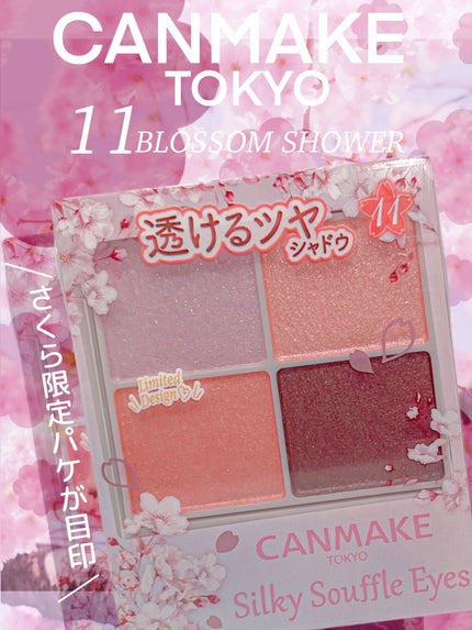 シルキースフレアイズ/キャンメイク/アイシャドウパレットを使ったクチコミ(1枚目)