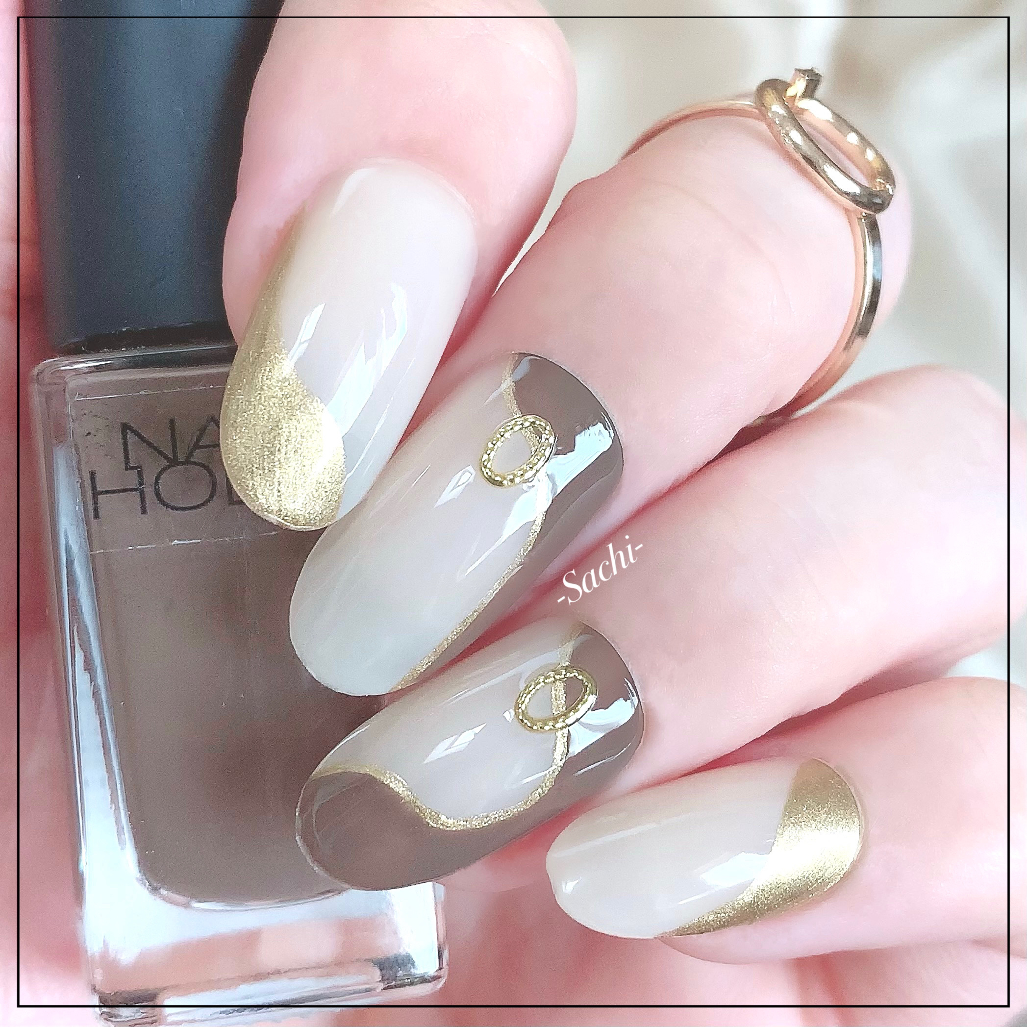 ネイルホリック Nostalgic color BR324/ネイルホリック/マニキュアを使ったクチコミ（1枚目）