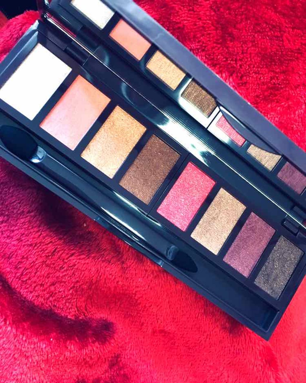 グラマラスリッチ アイパレット (クリスマスコフレ 2018)/Visée/メイクアップキットを使ったクチコミ（1枚目）