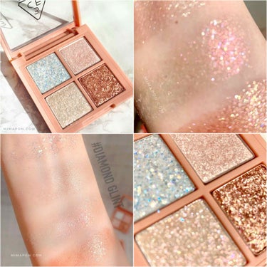 3CE MINI MULTI EYE COLOR PALETTE #DIAMOND GLINT/3CE/アイシャドウパレットを使ったクチコミ（2枚目）