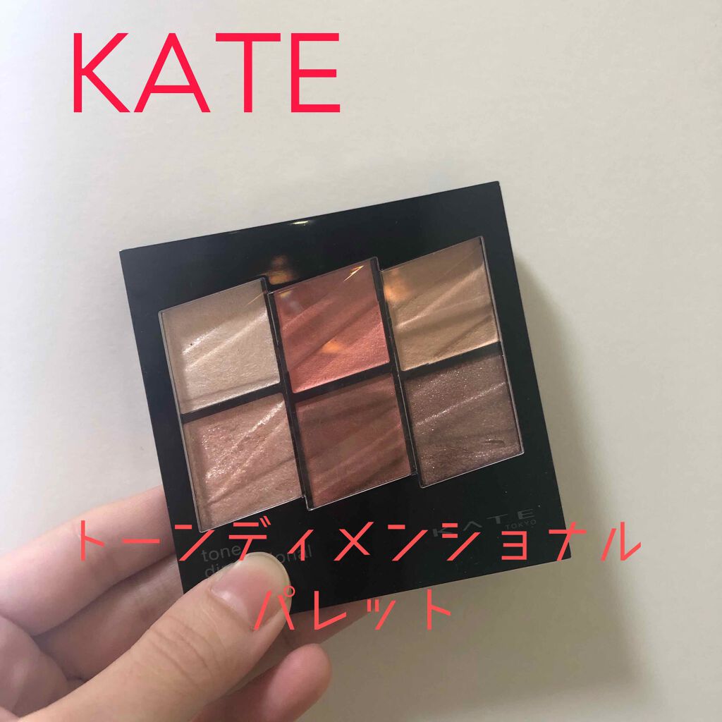 トーンディメンショナルパレット/KATE/メイクアップキットを使ったクチコミ(1枚目)