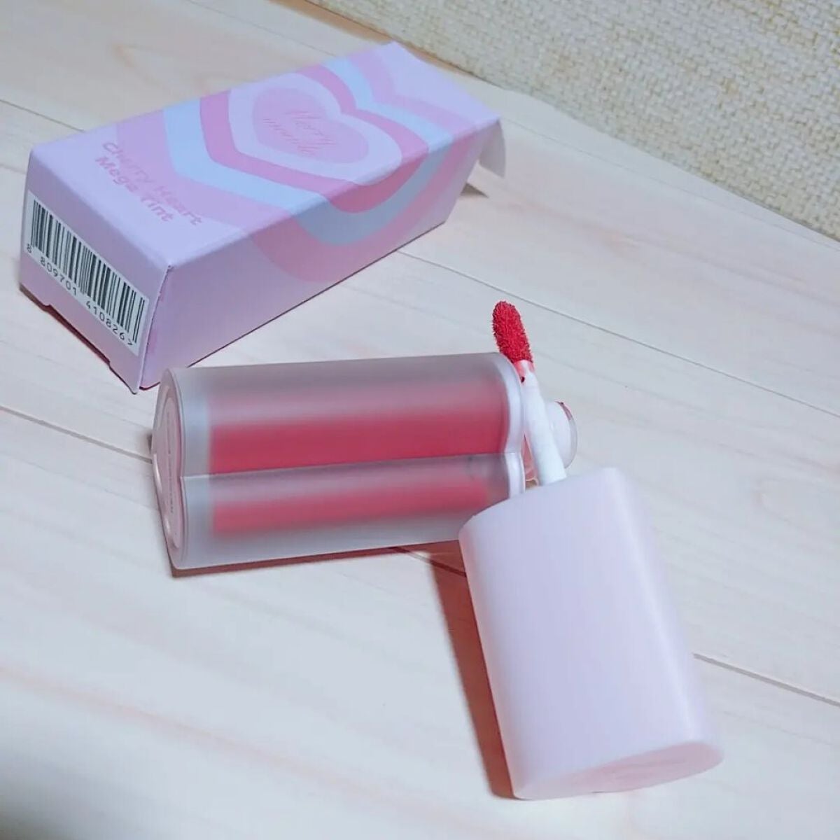 cherry heart tint/Merrymonde/リップグロスを使ったクチコミ(1枚目)