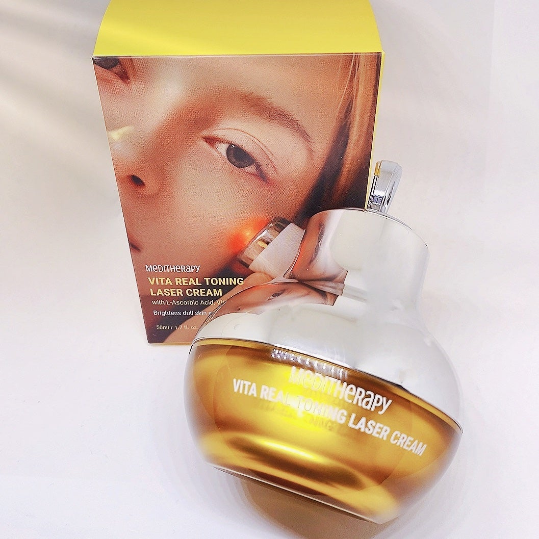 ビタリアルトーニングレーザークリーム/MEDITHERAPY/フェイスクリームを使ったクチコミ(8枚目)