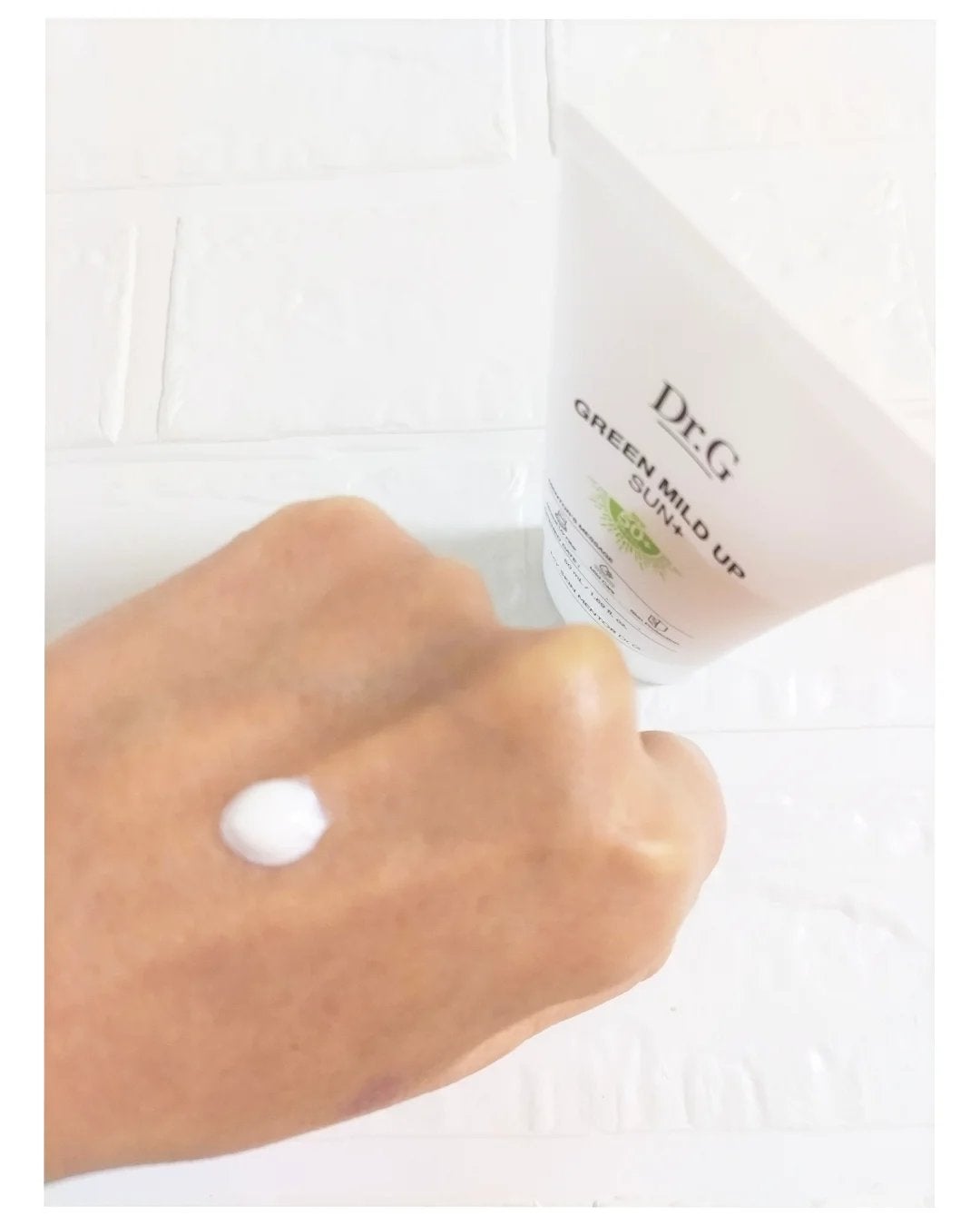 グリーンマイルドアップサンプラス/Dr.G/日焼け止めクリームを使ったクチコミ(4枚目)