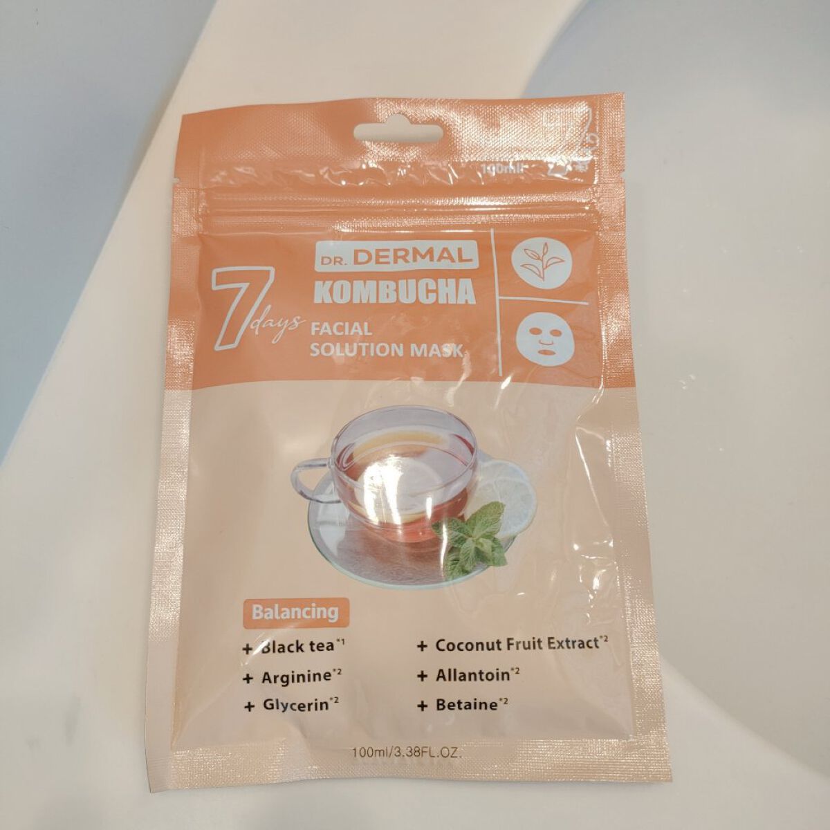 7days フェイシャルソリューションマスク コンブチャ/Dr.DERMAL/シートマスク・パックを使ったクチコミ（1枚目）