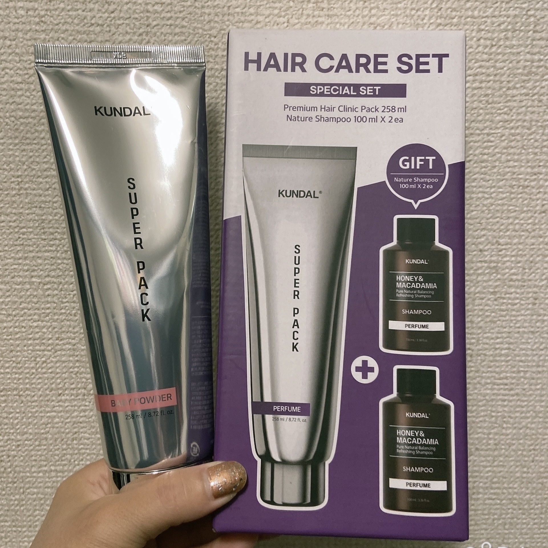 プレミアムヘアクリニックスーパーパック/KUNDAL/ヘアマスク・ヘアパックを使ったクチコミ（1枚目）