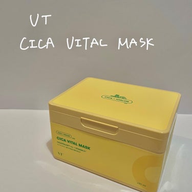 VT シカバイタル マスクのクチコミ「VT シカバイタルマスク
¥2,420

CICAマスクで有名なVTのビタミンCシートマスクの.....」（1枚目）