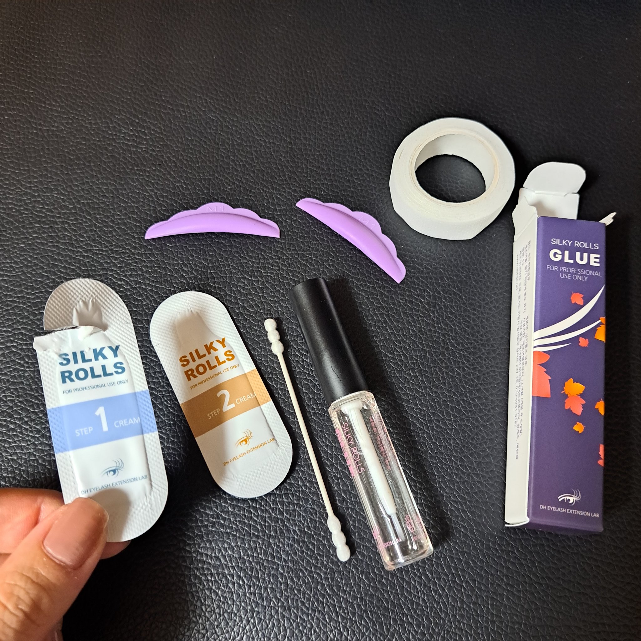 EYE2IN 低刺激 セルフプロ用 まつげパーマ 3種 セット/Qoo10/その他キットセットを使ったクチコミ（1枚目）