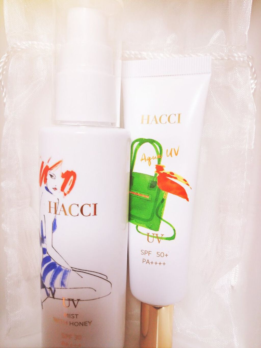 アクアUV L 〈日焼け止めミルク〉/HACCI/日焼け止め・UVケアを使ったクチコミ(1枚目)