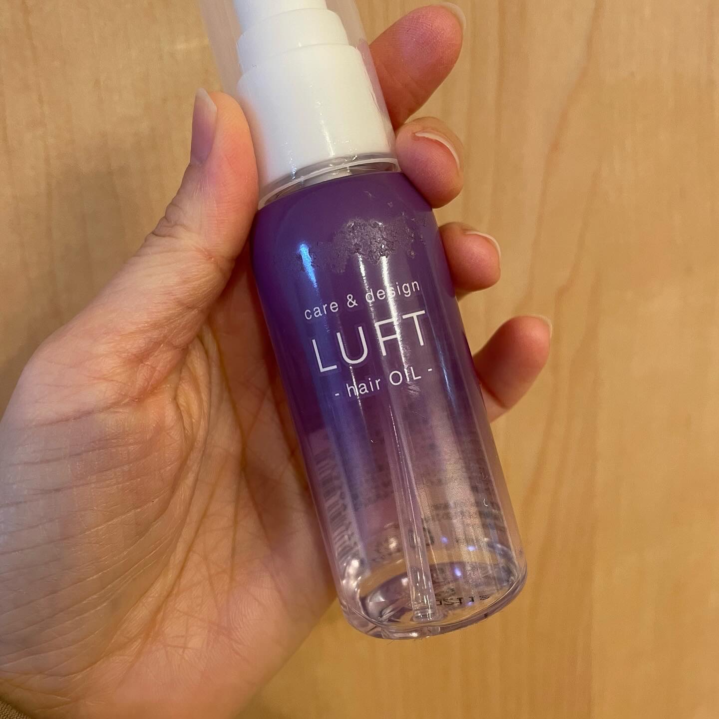 ケア＆デザインオイル D/LUFT/ヘアオイルを使ったクチコミ（2枚目）