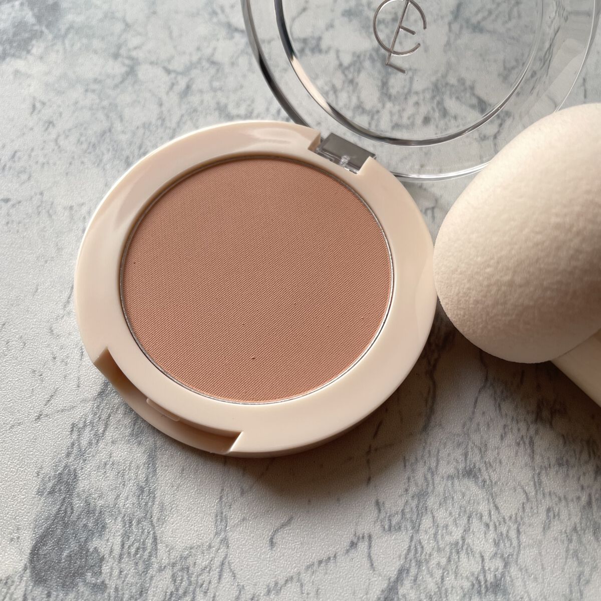 ピュアブラッシャー パフ付き 03 チャイ/フォレンコス/パウダーチークを使ったクチコミ（1枚目）