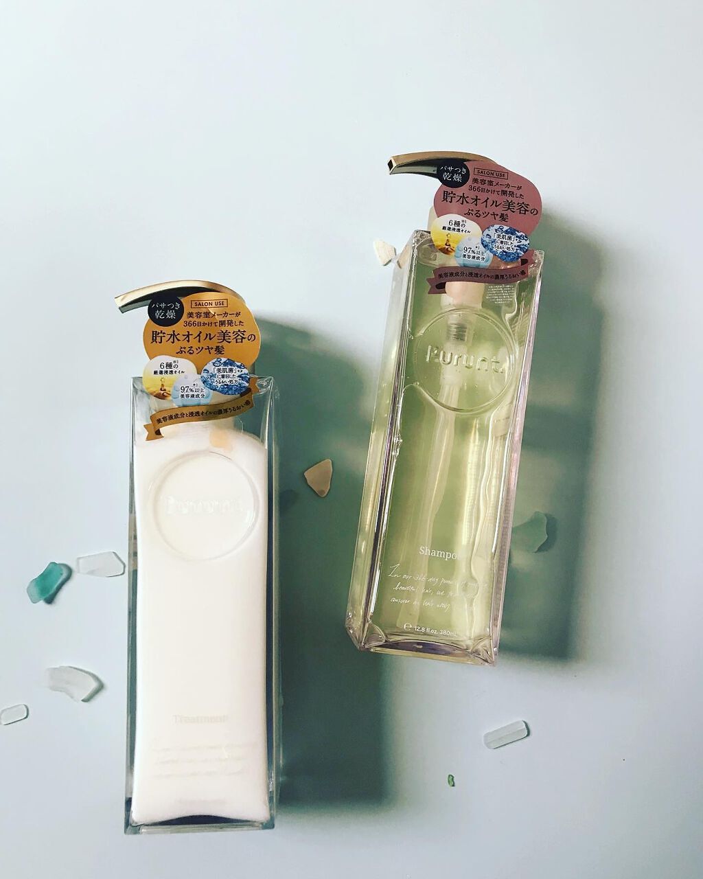 プルント モイストリッチ美容液シャンプー／モイストリッチリペア美容液トリートメント/Purunt./市販シャンプーを使ったクチコミ（1枚目）