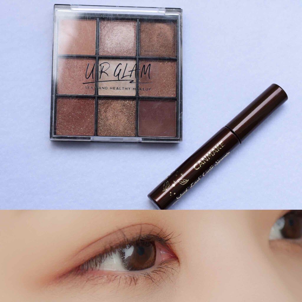 UR GLAM　BLOOMING EYE COLOR PALETTE/U R GLAM/アイシャドウパレットを使ったクチコミ（1枚目）