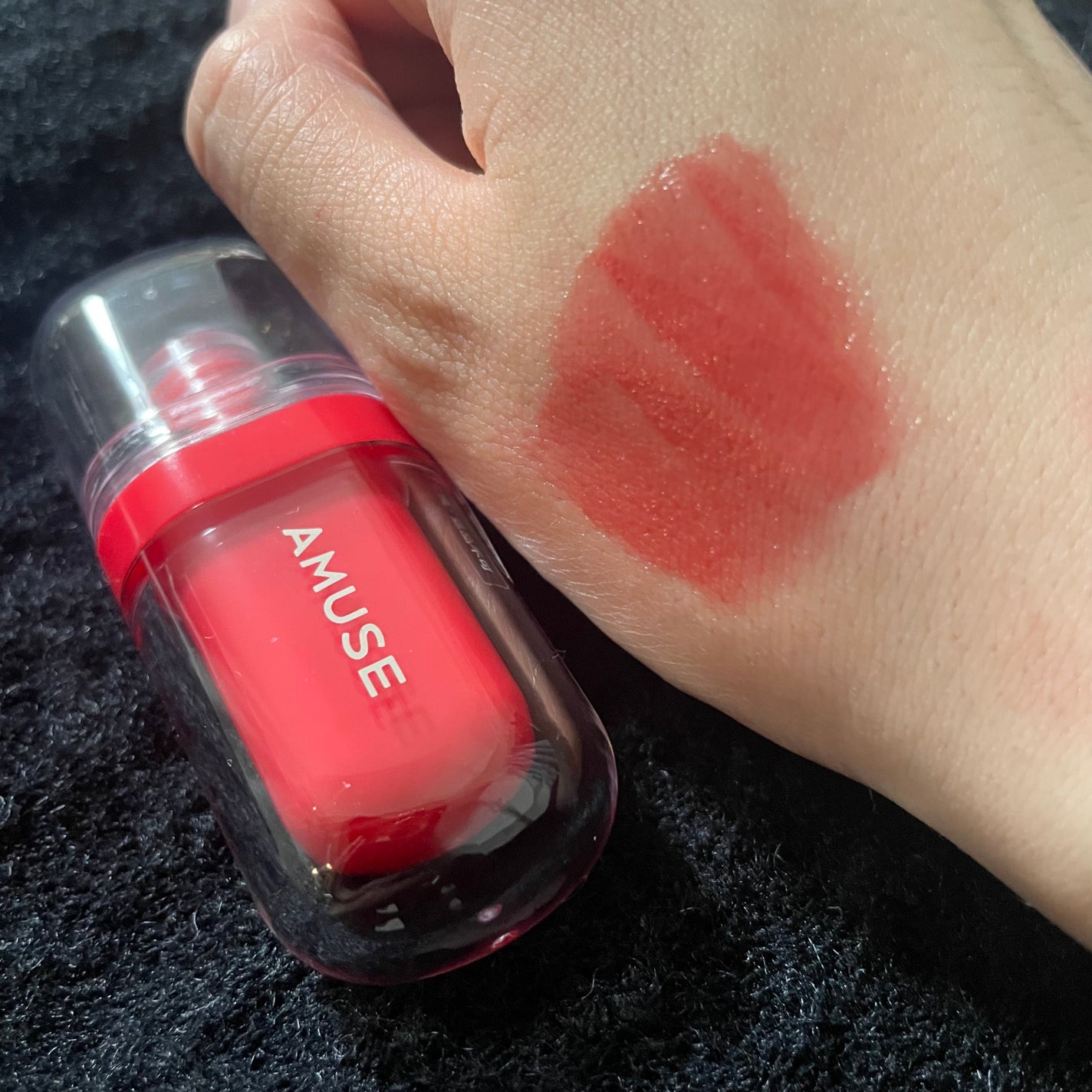 ジェルフィットティント/AMUSE/リップティントを使ったクチコミ(2枚目)