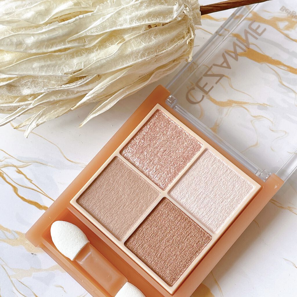 ベージュトーンアイシャドウ/CEZANNE/アイシャドウパレットを使ったクチコミ（3枚目）