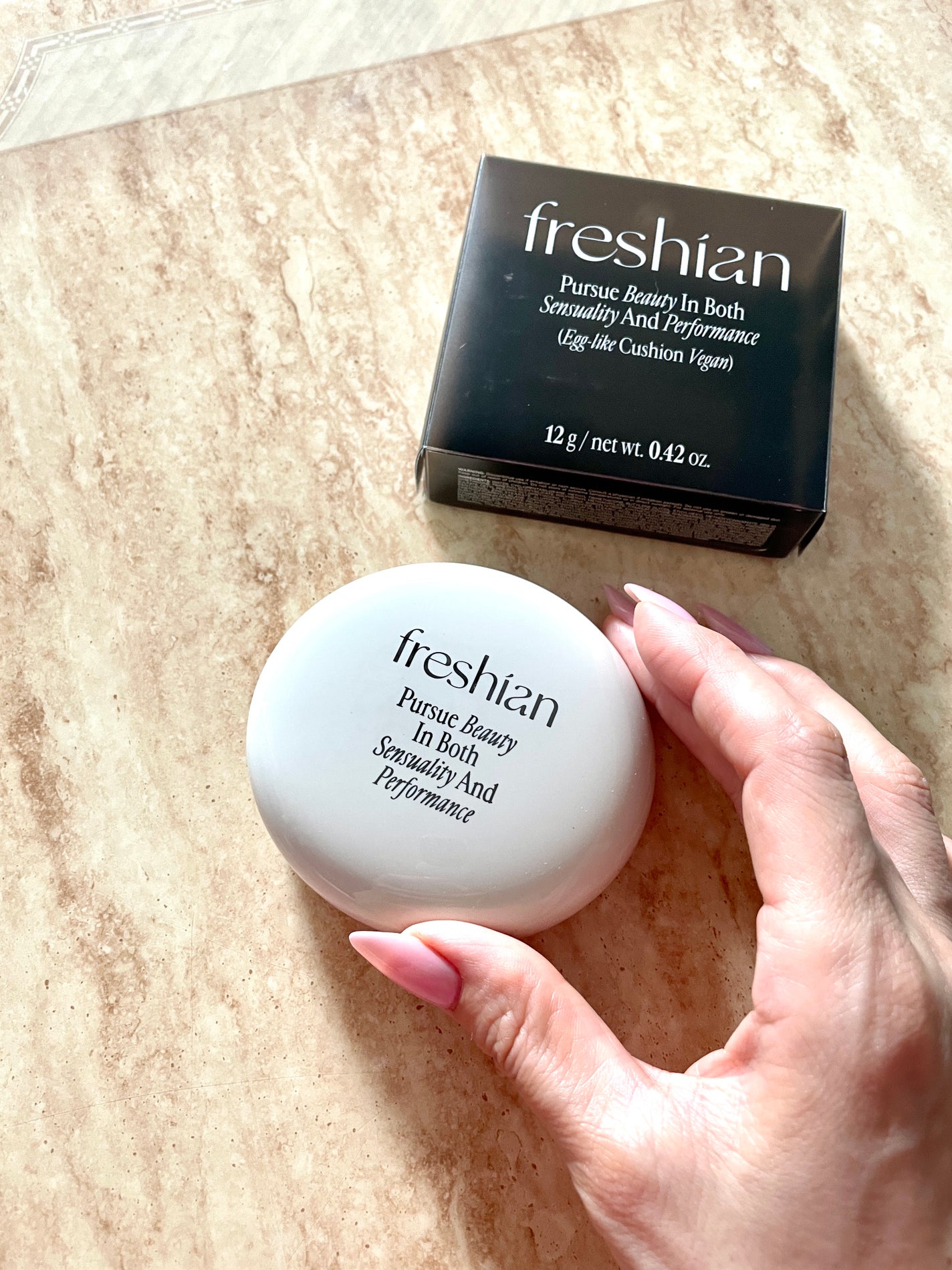 エッグライククッション/freshian/クッションファンデーションを使ったクチコミ(2枚目)