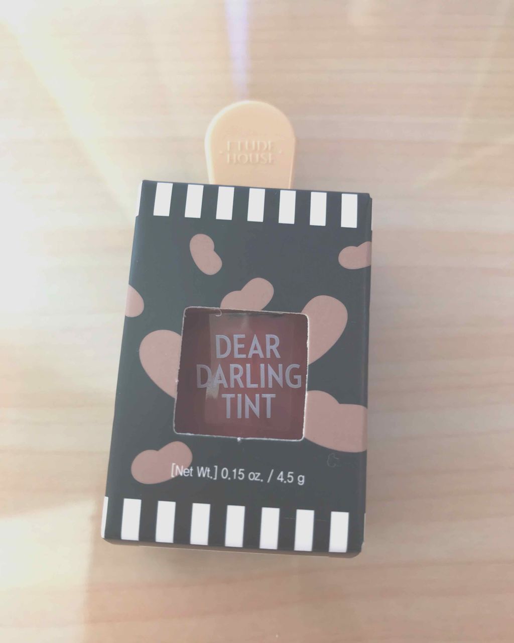 ディアダーリン ウォータージェルティント （アイスティント）/ETUDE/口紅を使ったクチコミ（2枚目）