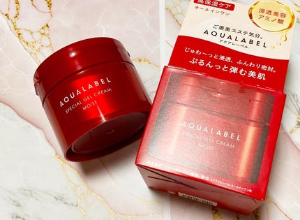 スペシャルジェルクリーム EX(モイスト)/アクアレーベル/オールインワン化粧品を使ったクチコミ(4枚目)