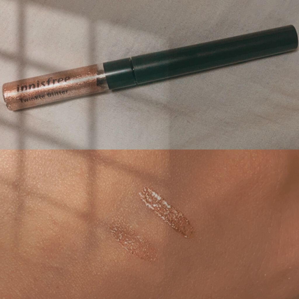 トゥインクル グリッター/innisfree/リキッドアイライナーを使ったクチコミ（1枚目）