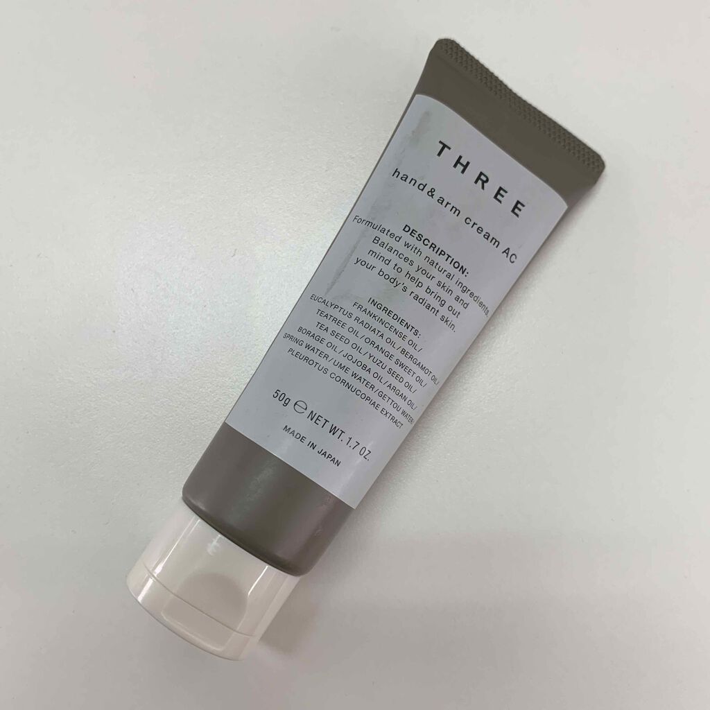 ハンド＆アーム クリーム AC R/THREE/ハンドクリームを使ったクチコミ（1枚目）