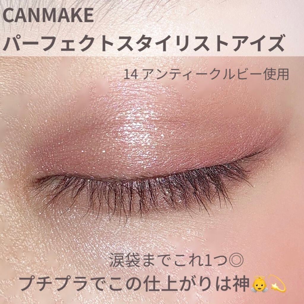 【旧品】パーフェクトスタイリストアイズ/キャンメイク/アイシャドウパレットを使ったクチコミ(1枚目)