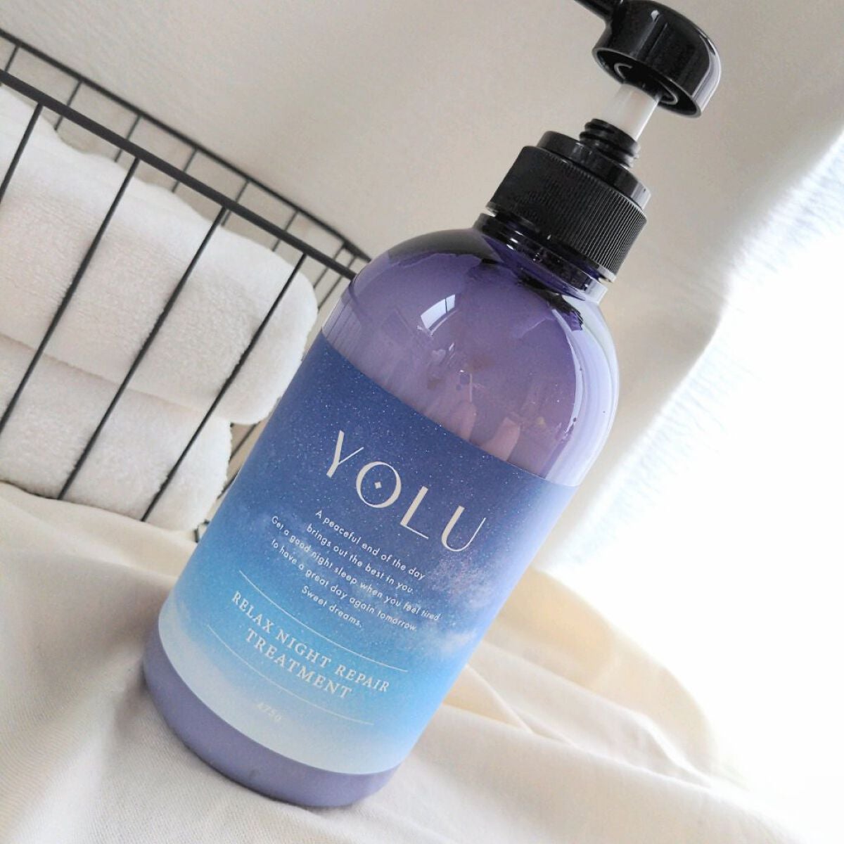 カームナイトリペアシャンプー/トリートメント/YOLU/市販シャンプーを使ったクチコミ(3枚目)