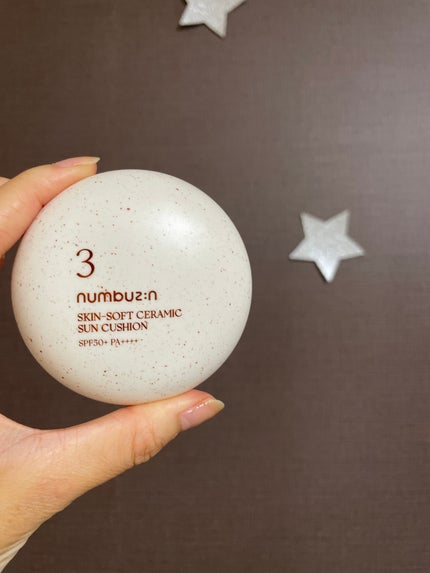 3番 ノーファンデ陶器肌トーンアップクッション/numbuzin/クッションファンデーションを使ったクチコミ(1枚目)