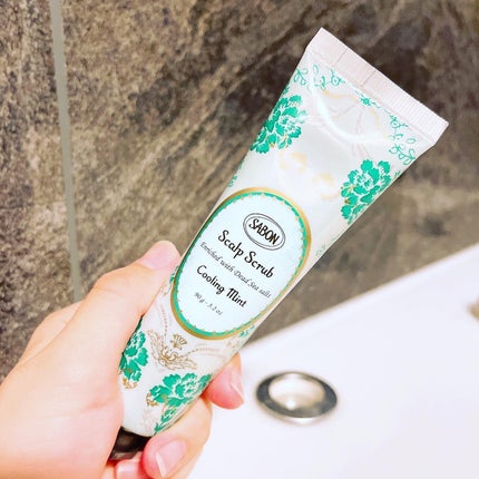 ヘッドスクラブ リフレッシング(ミント)/SABON/ヘッドスクラブを使ったクチコミ(2枚目)