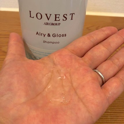 エアリーアンドグロス シャンプー/トリートメント /LOVEST by air Salon Quality Hair Care/市販シャンプーを使ったクチコミ(2枚目)