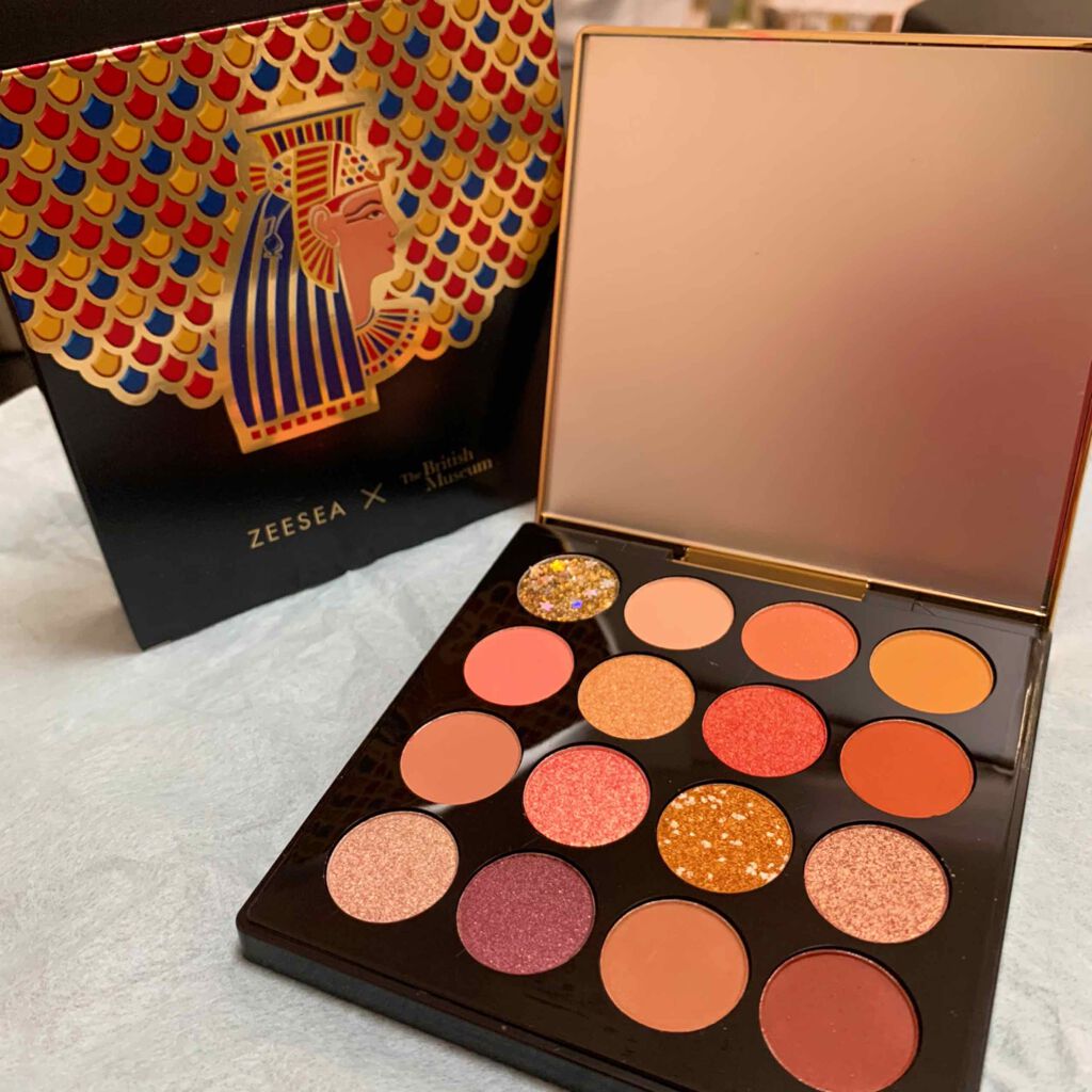大英博物館 エジプトシリーズ アイシャドウパレット/ZEESEA/アイシャドウパレットを使ったクチコミ（3枚目）