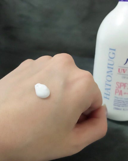 ハトムギ UVミルキージェル/麗白/日焼け止めミルクを使ったクチコミ(2枚目)