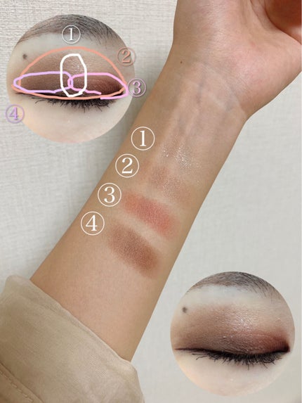 Love Chocolate アイシャドウ/Witch's Pouch/アイシャドウパレットを使ったクチコミ(2枚目)