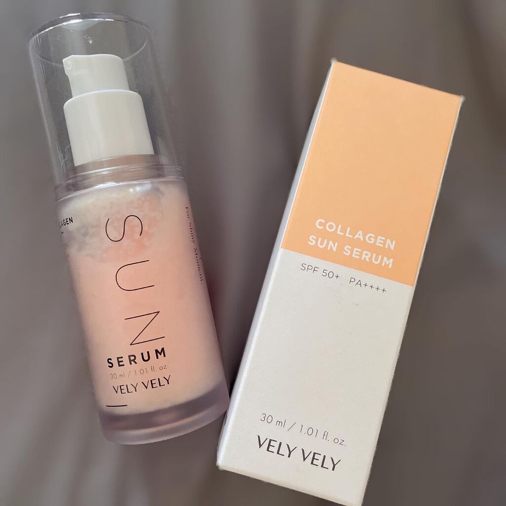 ハリケアコラーゲンサンセラム/VELY VELY/日焼け止めジェルを使ったクチコミ(1枚目)