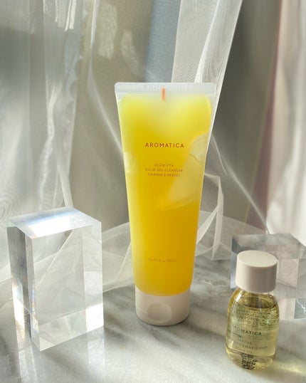 グロービタオイル イン ジェル クレンザー オレンジ&ネロリ/AROMATICA/クレンジングジェルを使ったクチコミ(4枚目)