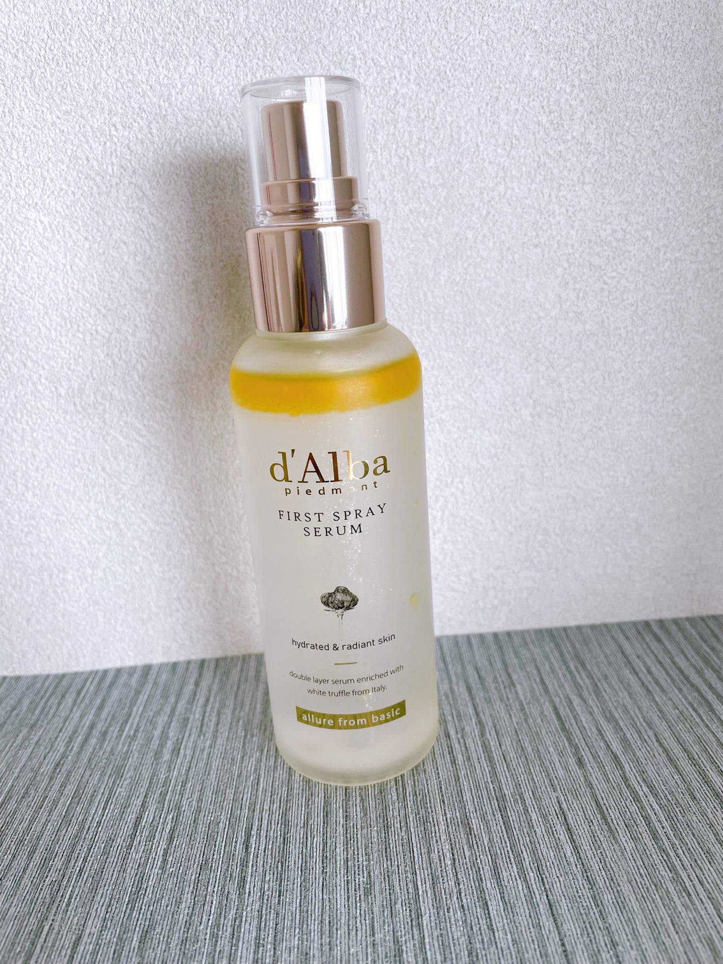 ダルバ ホワイトトリュフファーストスプレーセラム/ダルバ/ミスト状化粧水を使ったクチコミ(2枚目)