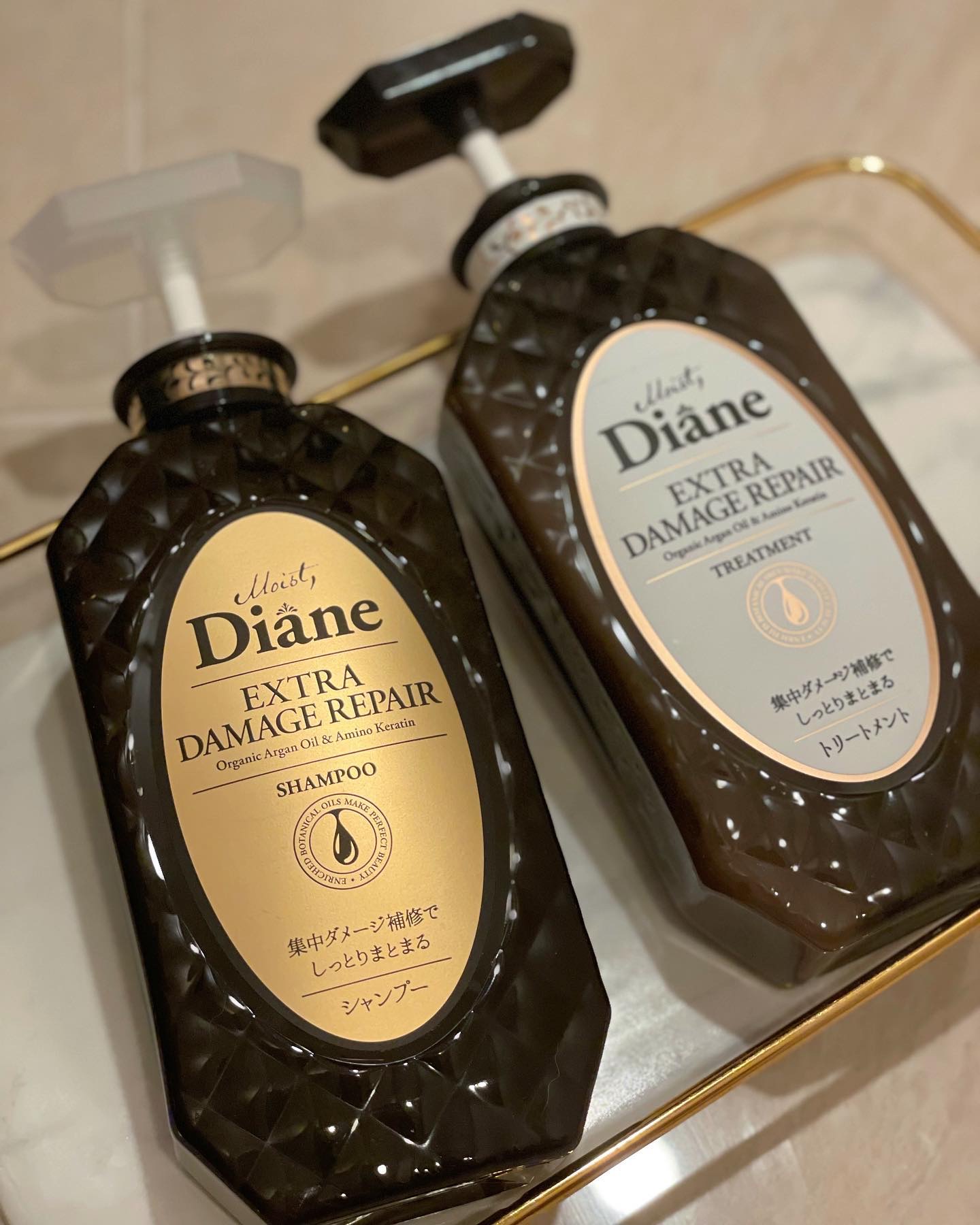 パーフェクトビューティ モイストダイアン エクストラダメージリペア シャンプー/トリートメント/ダイアン/市販シャンプーを使ったクチコミ（1枚目）