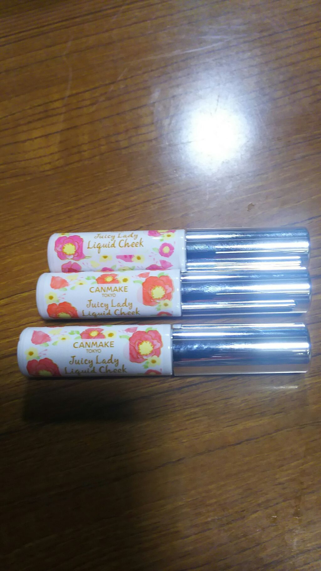 ジューシーレディリキッドチーク/キャンメイク/リキッドチークを使ったクチコミ（2枚目）