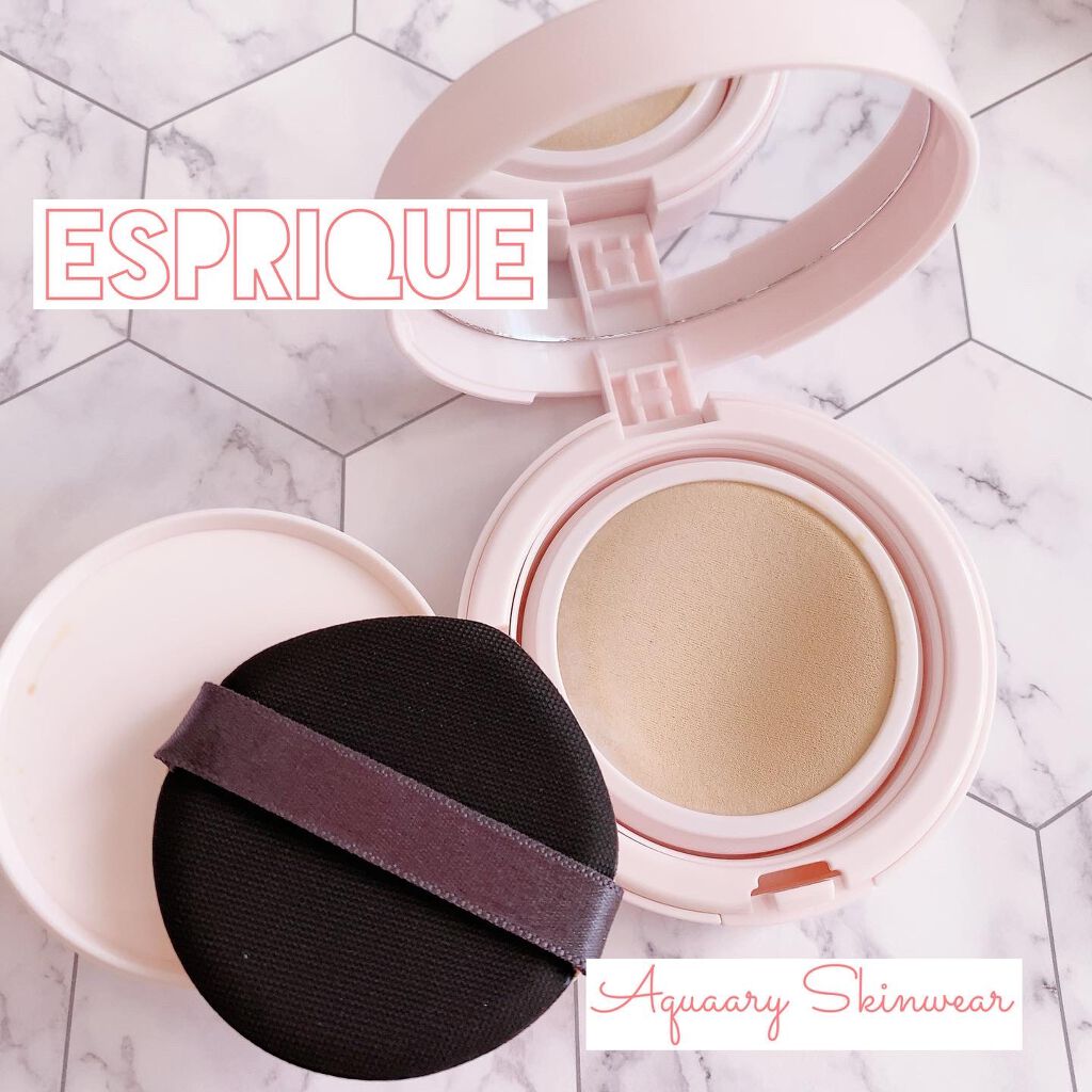 アクアリースキンウェア/ESPRIQUE/クッションファンデーションを使ったクチコミ(1枚目)