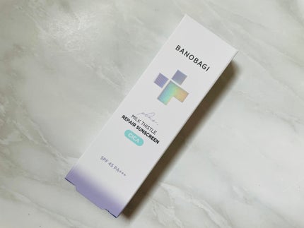 ミルクシスルリペアシカサンスクリーンプラス/BANOBAGI/日焼け止めミルクを使ったクチコミ(4枚目)