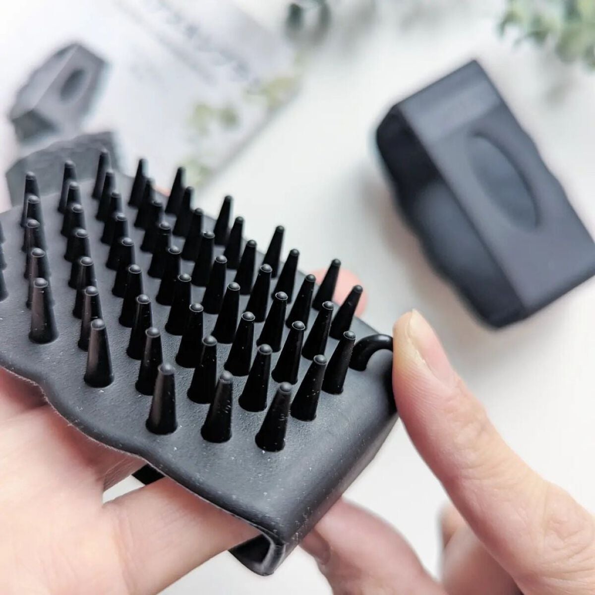 やみつき頭皮ヘアスキンブラシ/up PLUS(アッププラス)/スカルプブラシを使ったクチコミ(4枚目)