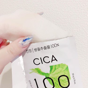 DEWYTREE CICA100マスクのクチコミ「DEWYTREE
CICA 100 マスク

使ってみました😘💗

たっぷりのCICA成分を、.....」（2枚目）