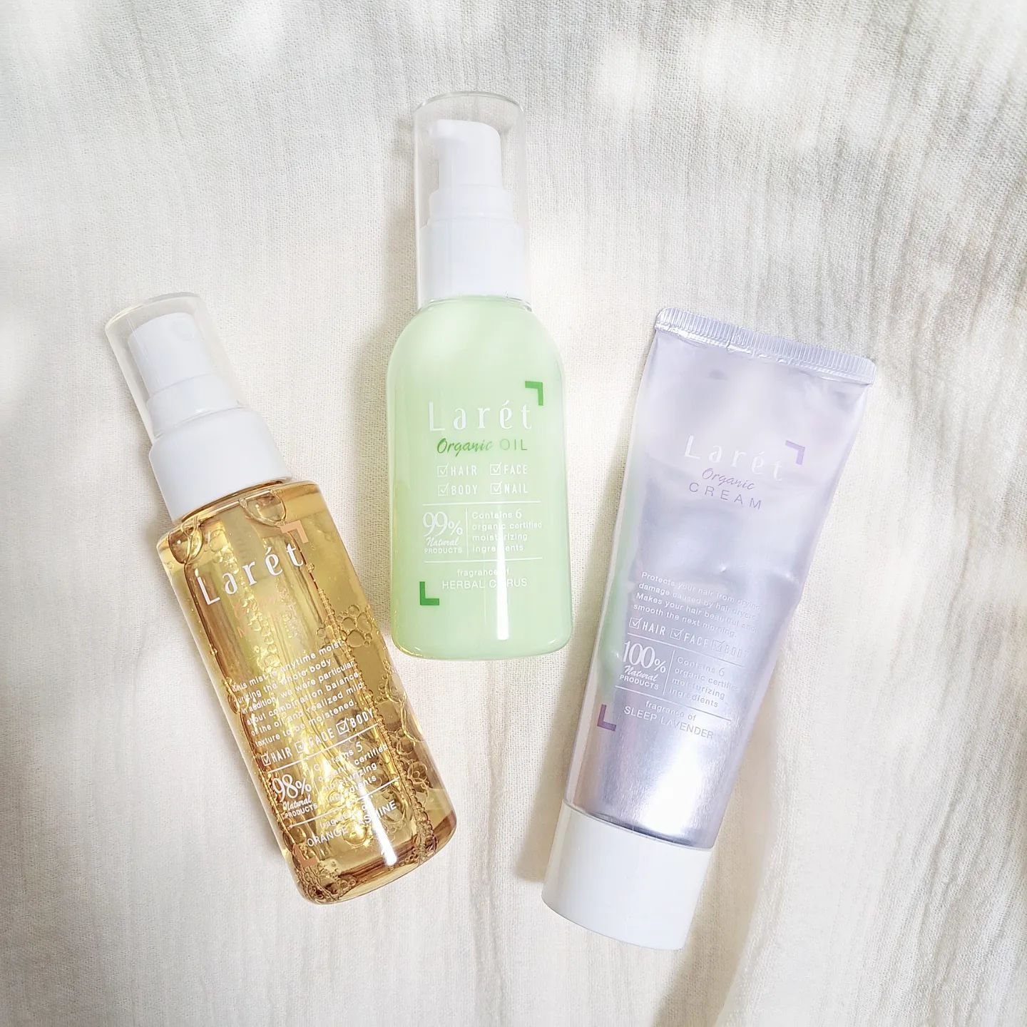 オーガニックミスト/Laret/ミスト状化粧水を使ったクチコミ（1枚目）