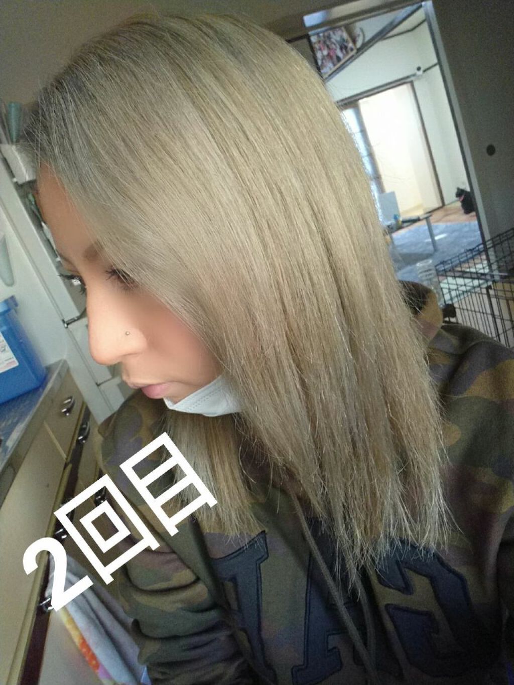 ミルキーヘアカラー/フレッシュライト/ヘアカラーを使ったクチコミ(6枚目)