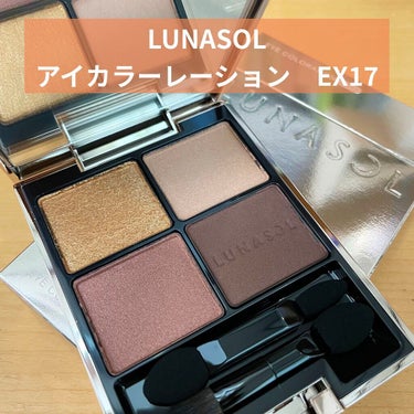 ルナソルの2021年冬限定アイシャドウかわいすぎた…！！


【使った商品】
#LUNASOL ( #ルナソル )
アイカラーレーション EX17 Luxe(リュクス)


【色味】
左上:ホリデーらし