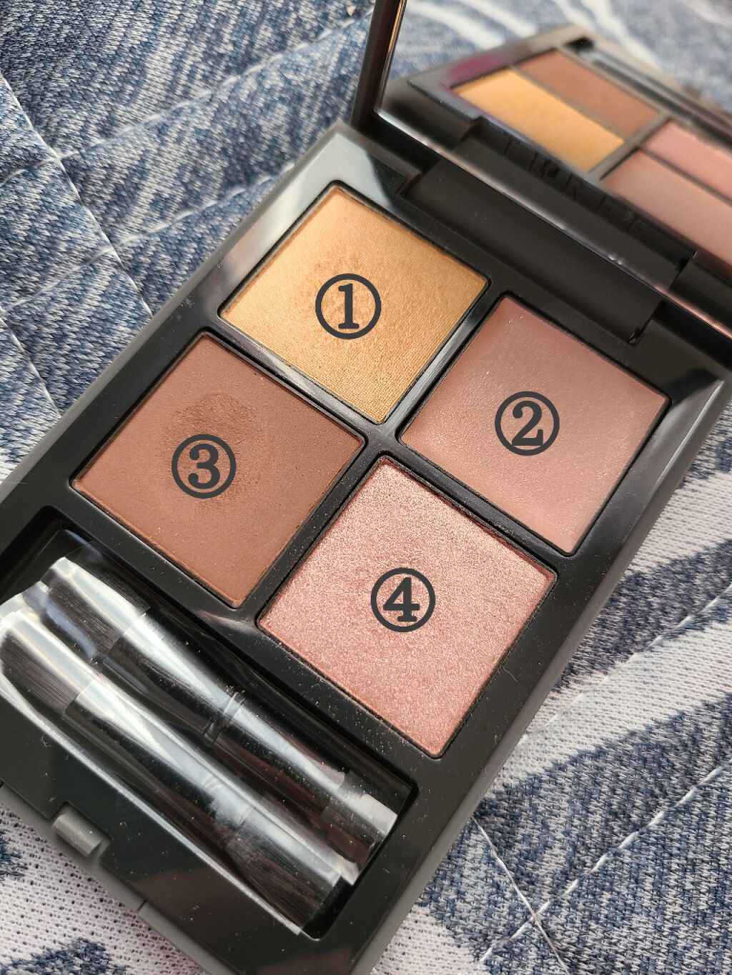 ディメンショナルビジョンアイパレット/THREE/アイシャドウパレットを使ったクチコミ（2枚目）