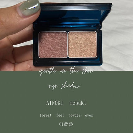 フォレスト フィール パウダー アイズ/AINOKI mebuki/アイシャドウパレットを使ったクチコミ(1枚目)