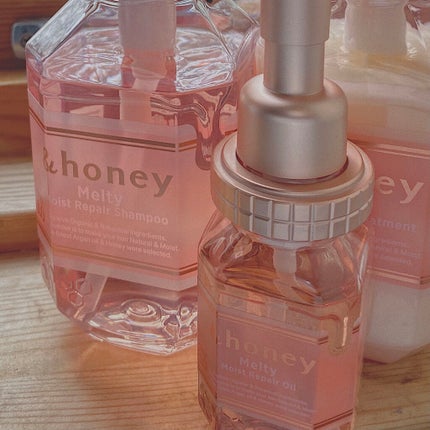 &honey Melty モイストリペア シャンプー1.0/モイストリペア ヘアトリートメント2.0/&honey/市販シャンプーを使ったクチコミ(2枚目)