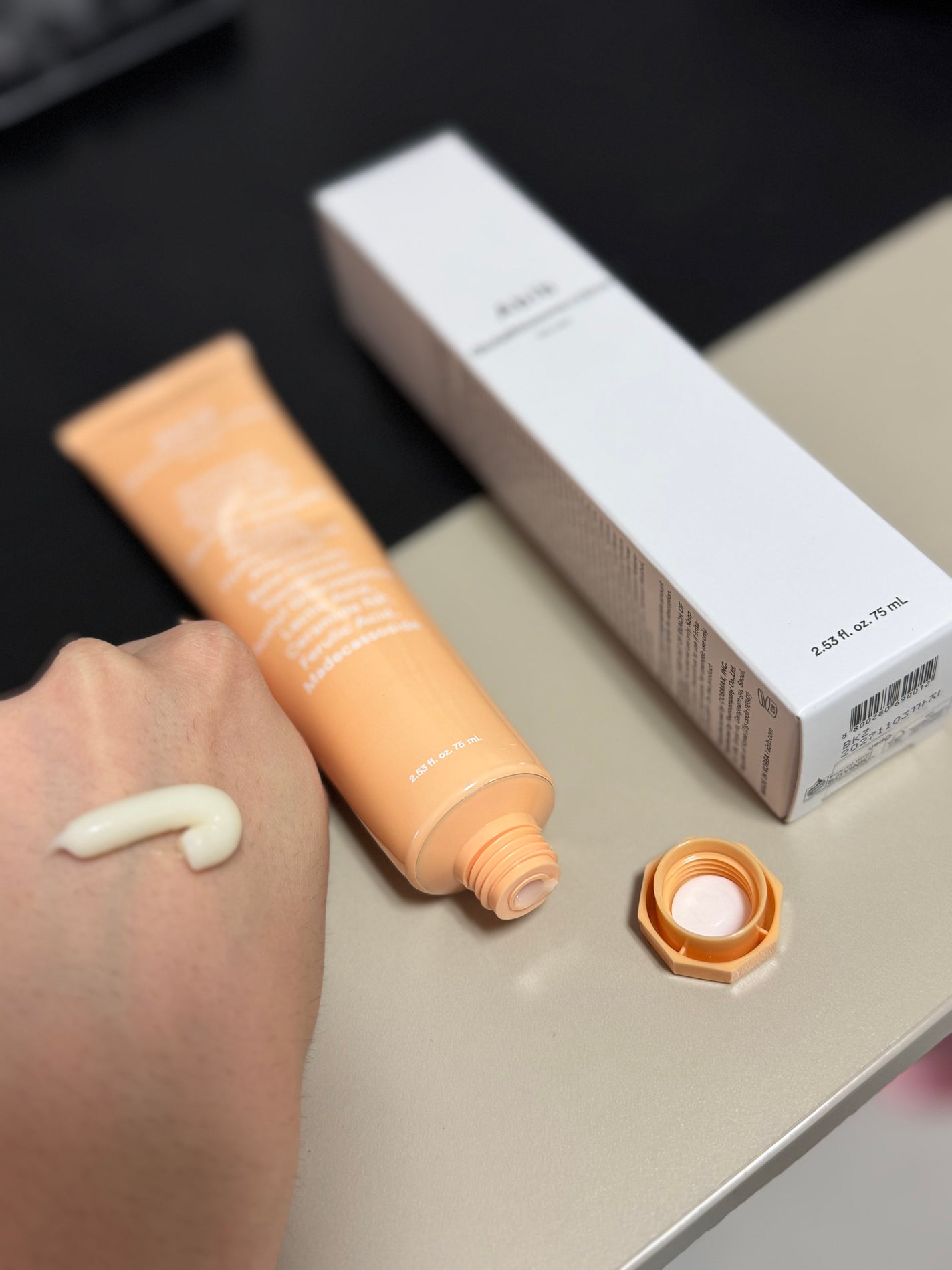 アビブ グルタチオンソームクリームビタチューブ/Abib /フェイスクリームを使ったクチコミ(2枚目)