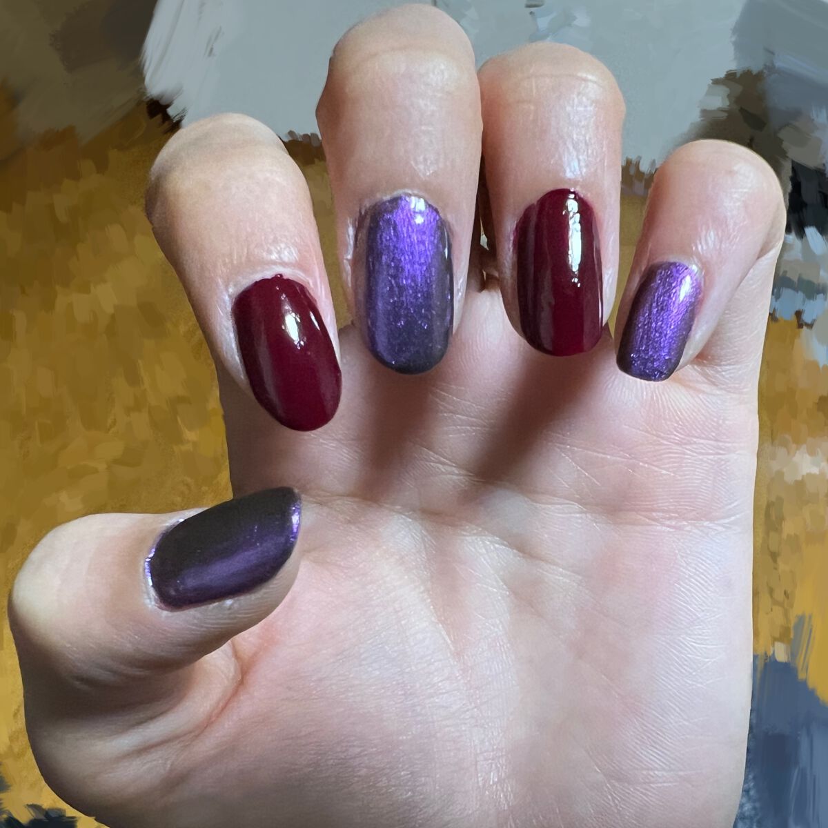 ネイルホリック リミテッドカラー Jungle Night PU123/ネイルホリック/マニキュアを使ったクチコミ（2枚目）